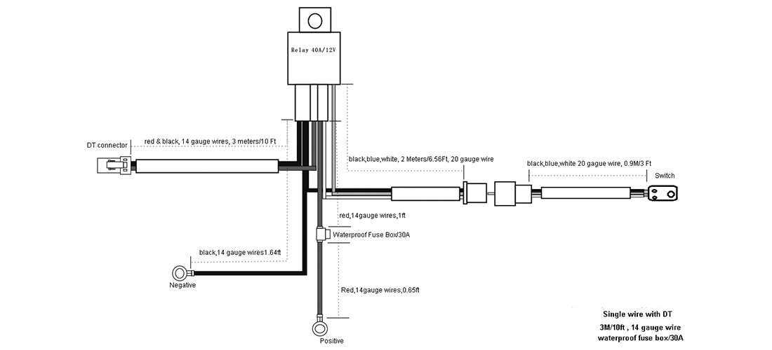 light bar wiring harness