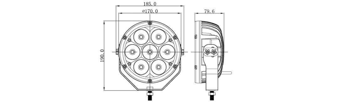 truck spot light